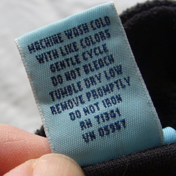 LL BEAN Charcoal Gray Long Sleeve 1/2 ZIP FLEECE Pull-Over Jacket Sz LARGE - Picture 6 of 7